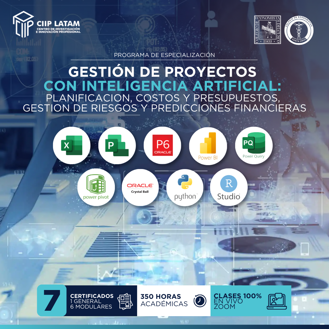 170525GPIA PROGRAMA DE ESPECIALIZACIÓN EN GESTION DE PROYECTOS CON IA: PLANIFICACIÒN, COSTOS Y PRESUPUESTOS, GESTION DE RIESGOS Y PREDICCIONES FINANCIERAS.