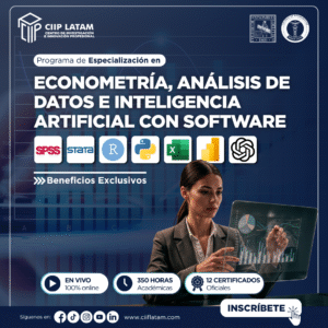 050725PEADIAS ECONOMETRÍA, ANÁLISIS DE DATOS E INTELIGENCIA ARTIFICIAL CON SOFTWARE