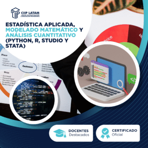 CURSO DE ESTADÍSTICA APLICADA, MODELADO MATEMÁTICO Y ANÁLISIS CUANTITATIVO (PYTHON Y R STUDIO Y STATA)
