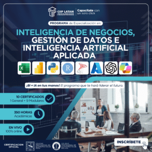 050725INGDIA PROGRAMA DE ESPECIALIZACION EN INTELIGENCIA DE NEGOCIOS, GESTION DE DATOS E IA APLICADA