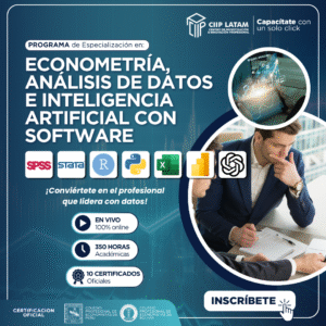 020825PEADIAS ECONOMETRÍA, ANÁLISIS DE DATOS E INTELIGENCIA ARTIFICIAL CON SOFTWARE
