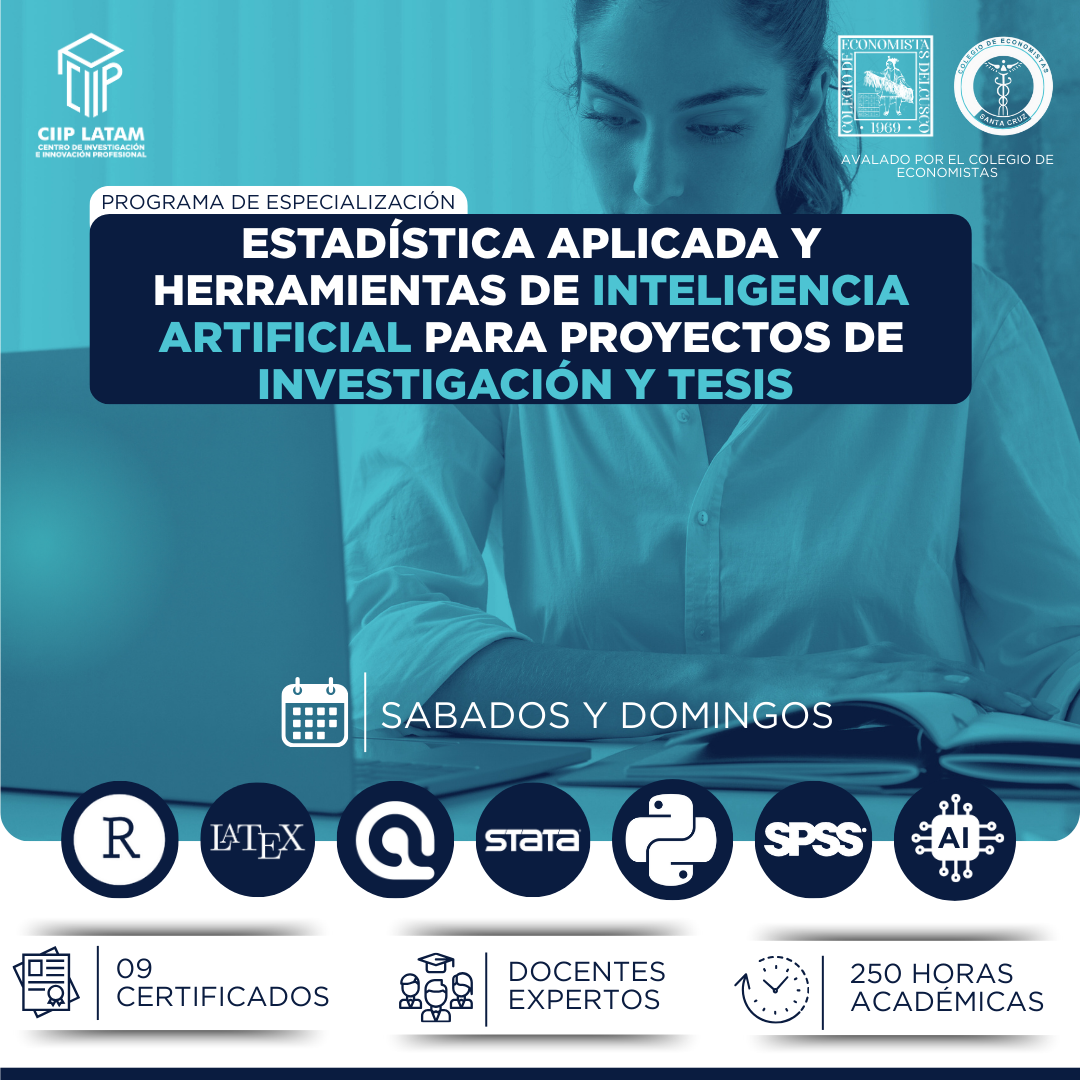 240525MEAHIA METODOLOGÍA, ESTADISTICA APLICADA Y HERRAMIENTAS DE INTELIGENCIA ARTIFICIAL PARA PROYECTOS DE INVESTIGACIÓN Y TESIS.