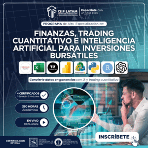 100825PAEFAB PROGRAMA DE ALTA ESPECIALIZACIÓN EN FINANZAS, TRADING CUANTITATIVO E INTELIGENCIA ARTIFICIAL PARA INVERSIONES BURSÁTILES