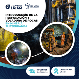 INTRODUCCIÓN DE LA PERFORACIÓN Y VOLADURA DE ROCAS EN MINERÍA SUBTERRÁNEA.