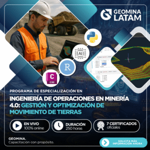 120725IOMGOMT INGENIERIA DE OPERACIONES EN MINERIA 4.0: GESTION Y OPTIMIZACION DE MOVIMIENTO DE TIERRAS