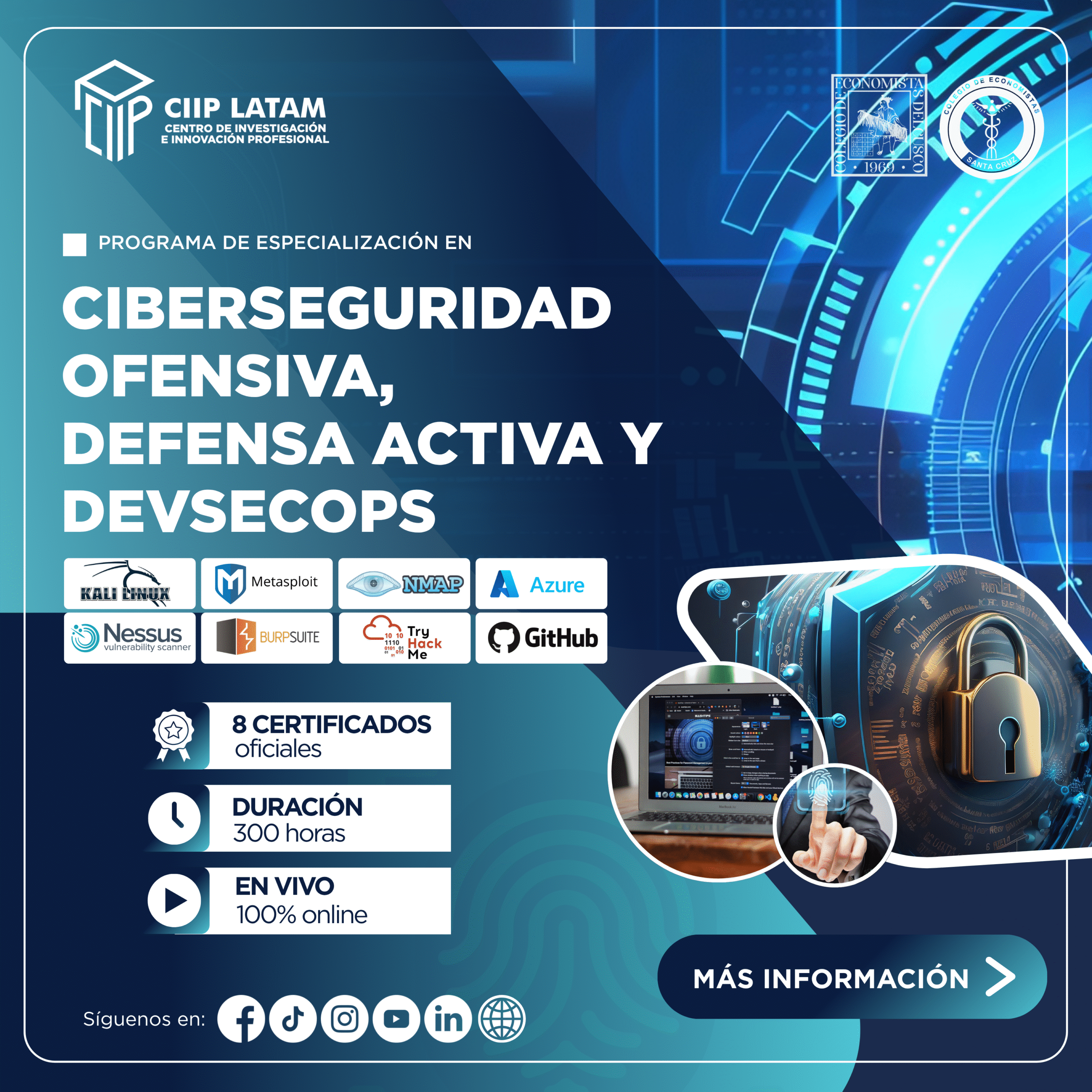 260725PECOD Programa de Especialización en Ciberseguridad Ofensiva, Defensa Activa y DevSecOps