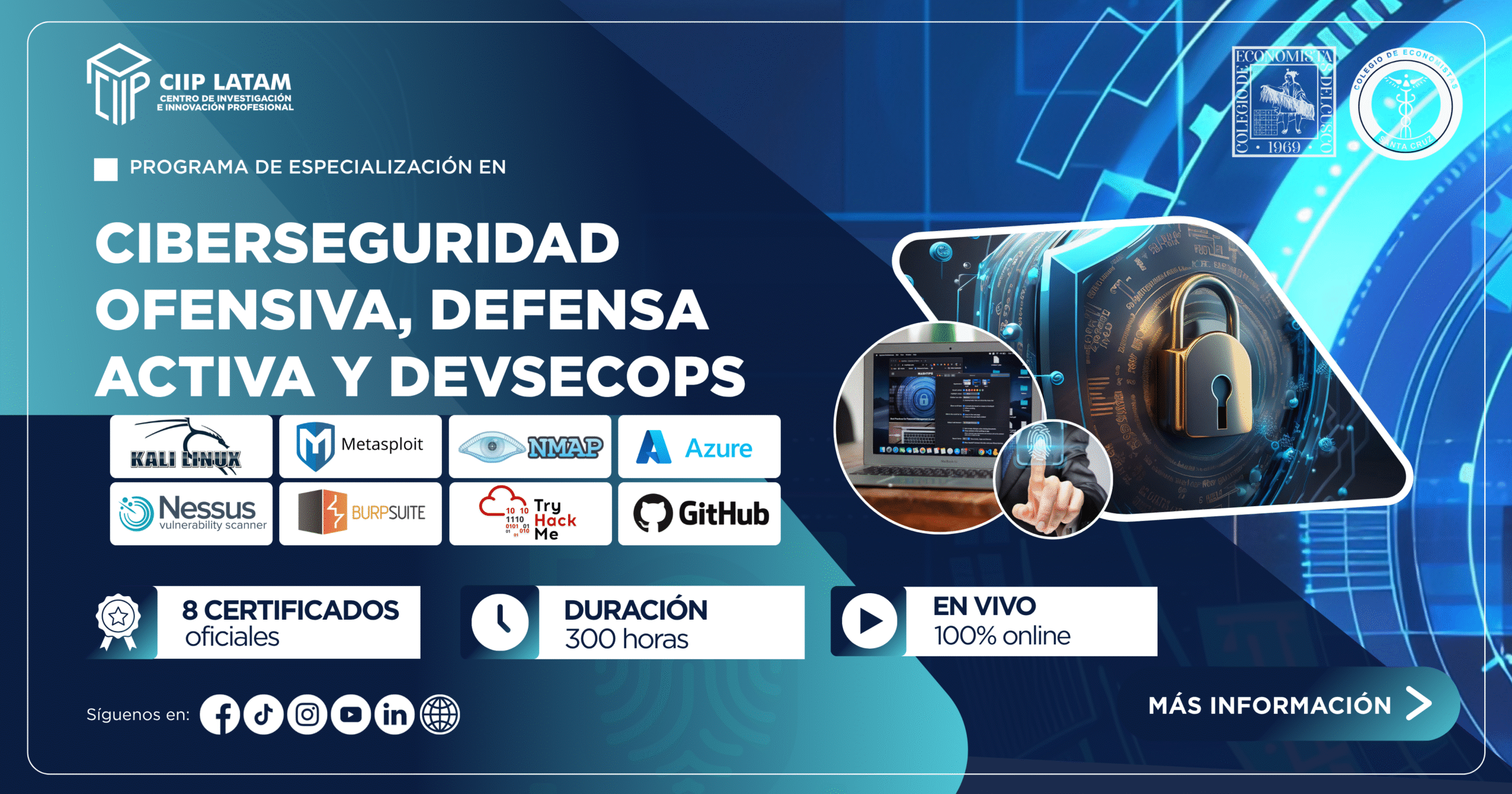 260725PECODD PROGRAMA DE ESPECIALIZACIÓN EN CIBERSEGURIDAD OFENSIVA, DEFENSA ACTIVA Y DEVSECOPS