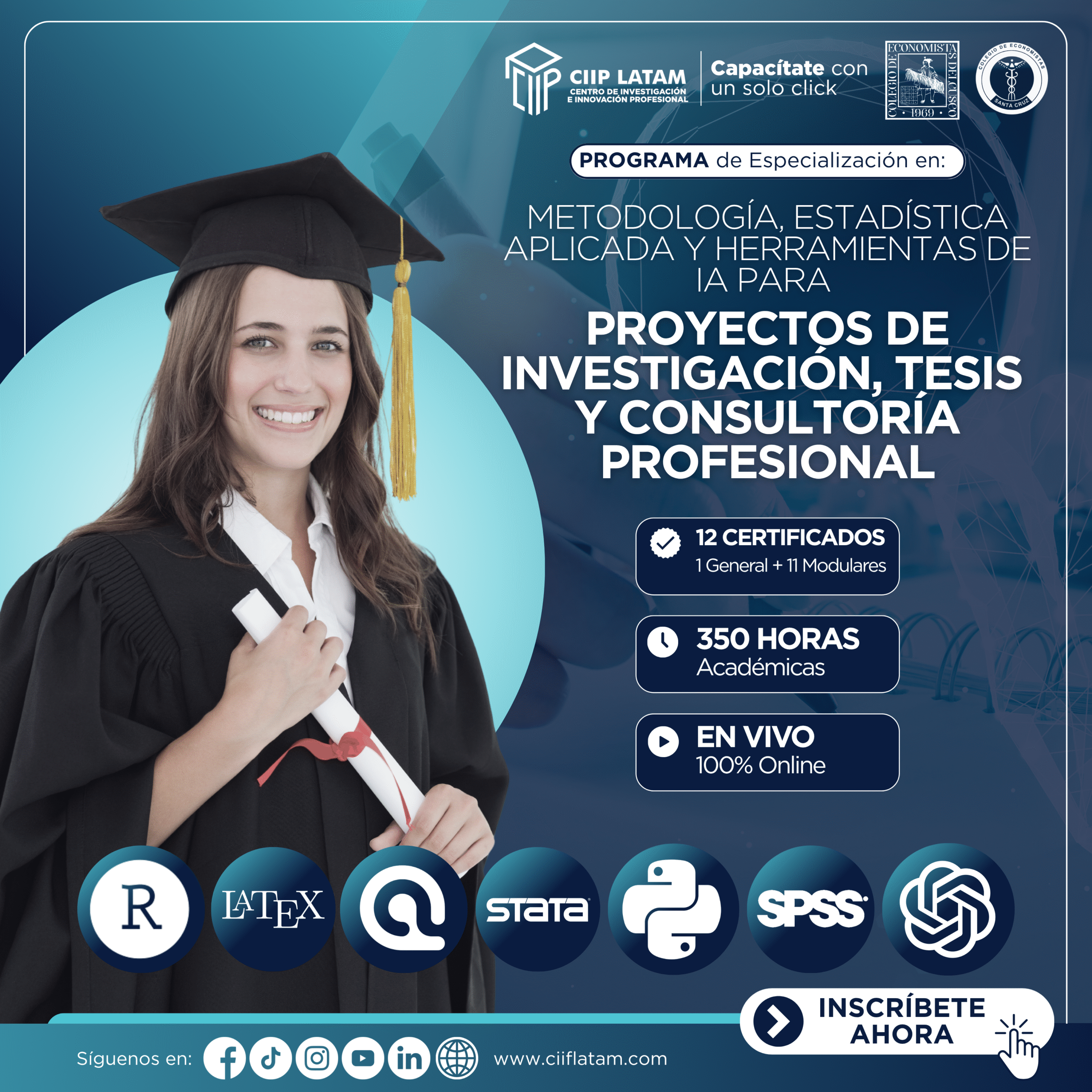 140925PEMEACP METODOLOGÍA, ESTADISTICA APLICADA Y HERRAMIENTAS DE INTELIGENCIA ARTIFICIAL PARA PROYECTOS DE INVESTIGACIÓN, TESIS Y CONSULTORÍA PROFESIONAL