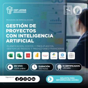 310825PAEGPIA GESTION DE PROYECTOS CON IA PLANIFICACION,COSTOS Y PRESUPUESTOS, GESTION DE RIESGOS Y PREDICCIONES FINANCIERAS