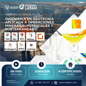 170825IGAOMSS PAE INGENIERÍA EN GEOTÉCNIA APLICADA A OPERACIONES MINERAS SUPERFICIALES Y SUBTERRÁNEAS