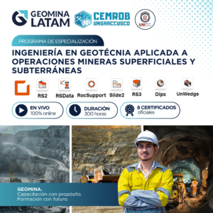 310825 PEPEGIGAMSS PROGRAMA DE ESPECIALIZACIÓN EN INGENIERÍA EN GEOTÉCNIA APLICADA A MINERÍA SUPERFICIAL Y SUBTERRÁNEA