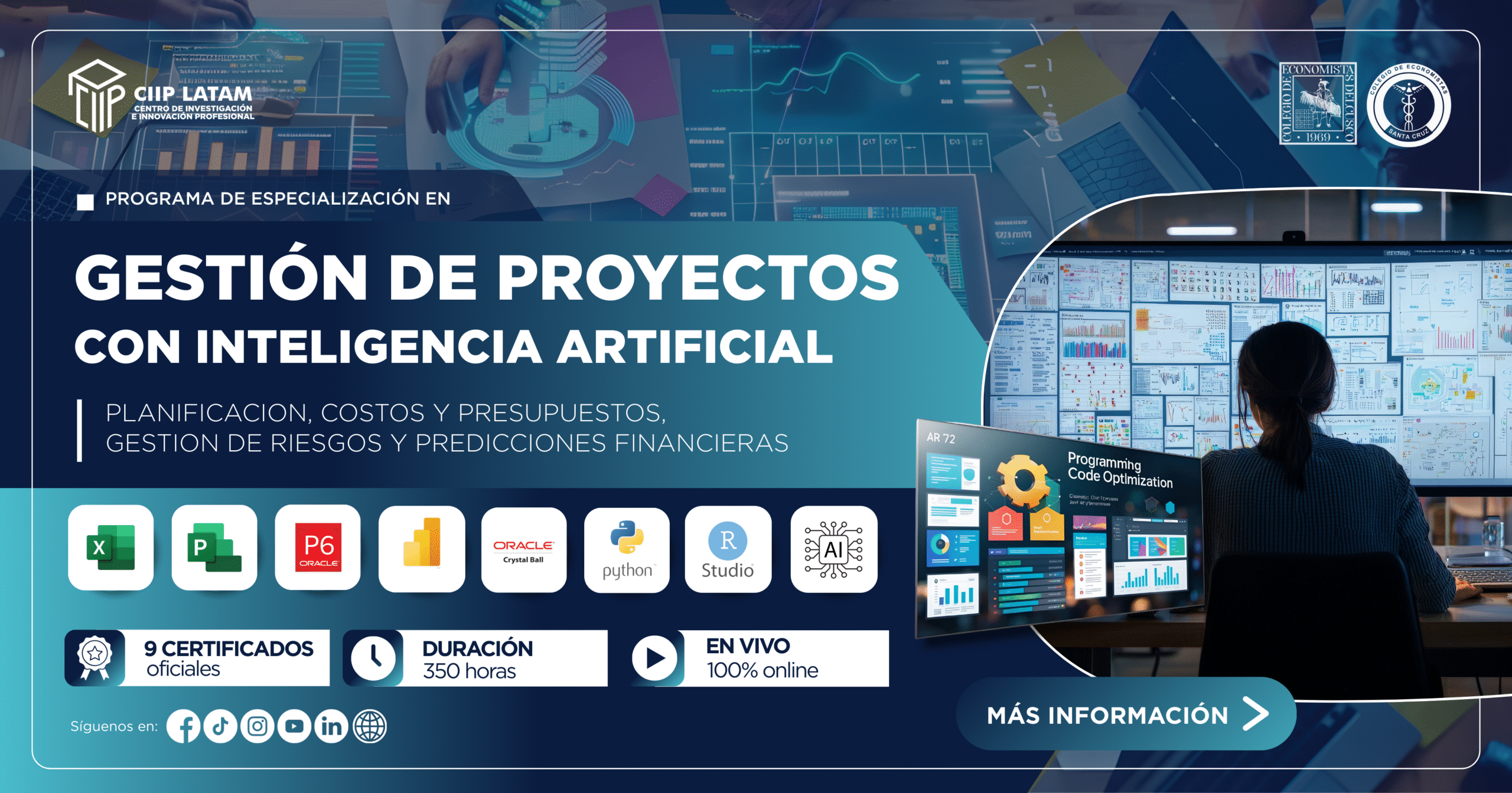 130925GPIA PROGRAMA DE ESPECIALIZACIÒN EN GESTION DE PROYECTOS CON IA: PLANIFICACIÒN, COSTOS Y PRESUPUESTOS, GESTION DE RIESGOS Y PREDICCIONES FINANCIERAS.