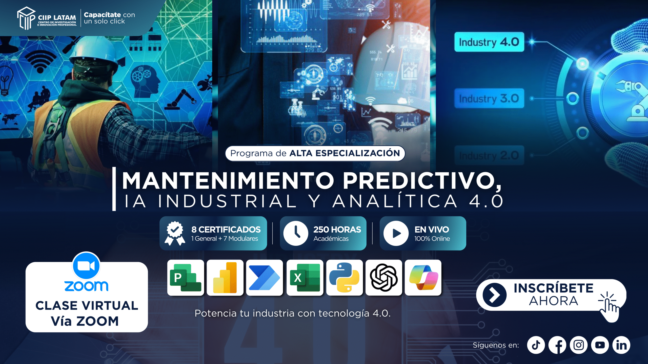 021125PAEMPIA - PROGRAMA DE ALTA ESPECIALIZACIÓN EN MANTENIMIENTO PREDICTIVO, IA INDUSTRIAL Y ANALÍTICA 4.0