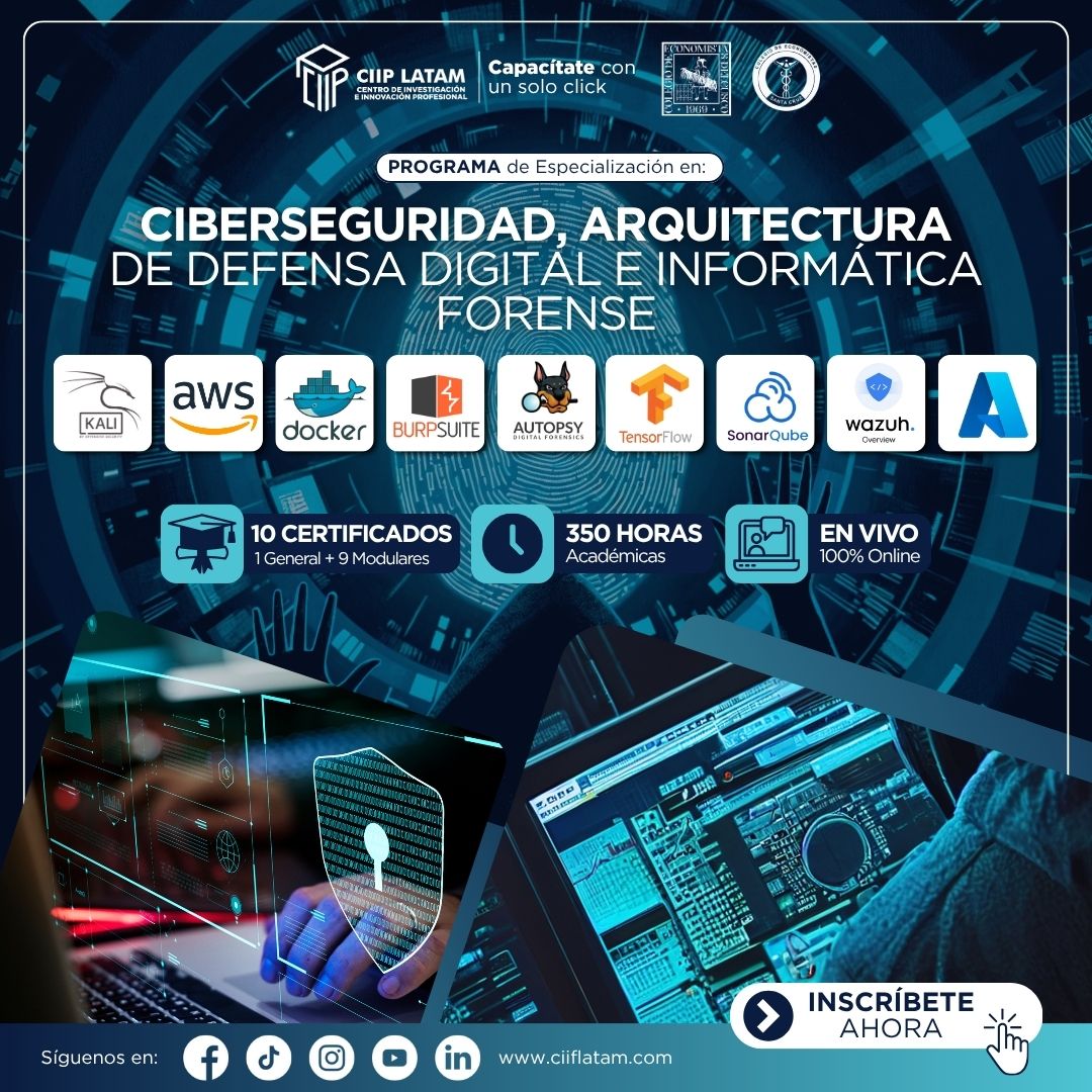 231125 PAE IFCADD INFORMATICA FORENSE , CIBERSEGURIDAD Y ARQUITECTURA DE DEFENSA DIGITAL