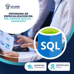 PROGRAMA DE ESPECIALIZACION EN: SQL SERVER BÁSICO - AVANZADO