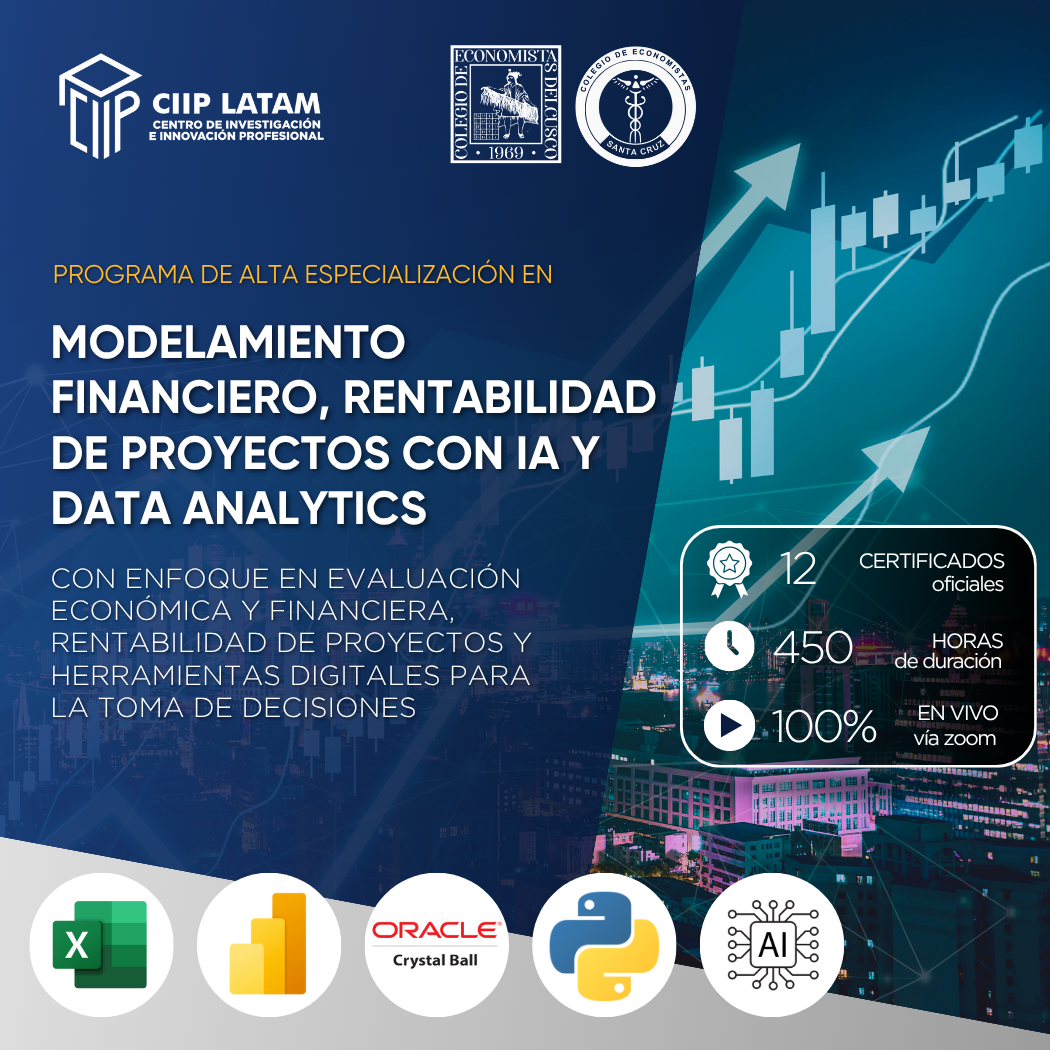 091125 MODELAMIENTO FINANCIERO, RENTABILIDAD DE PROYECTOS CON IA Y DATA ANALYTICS
