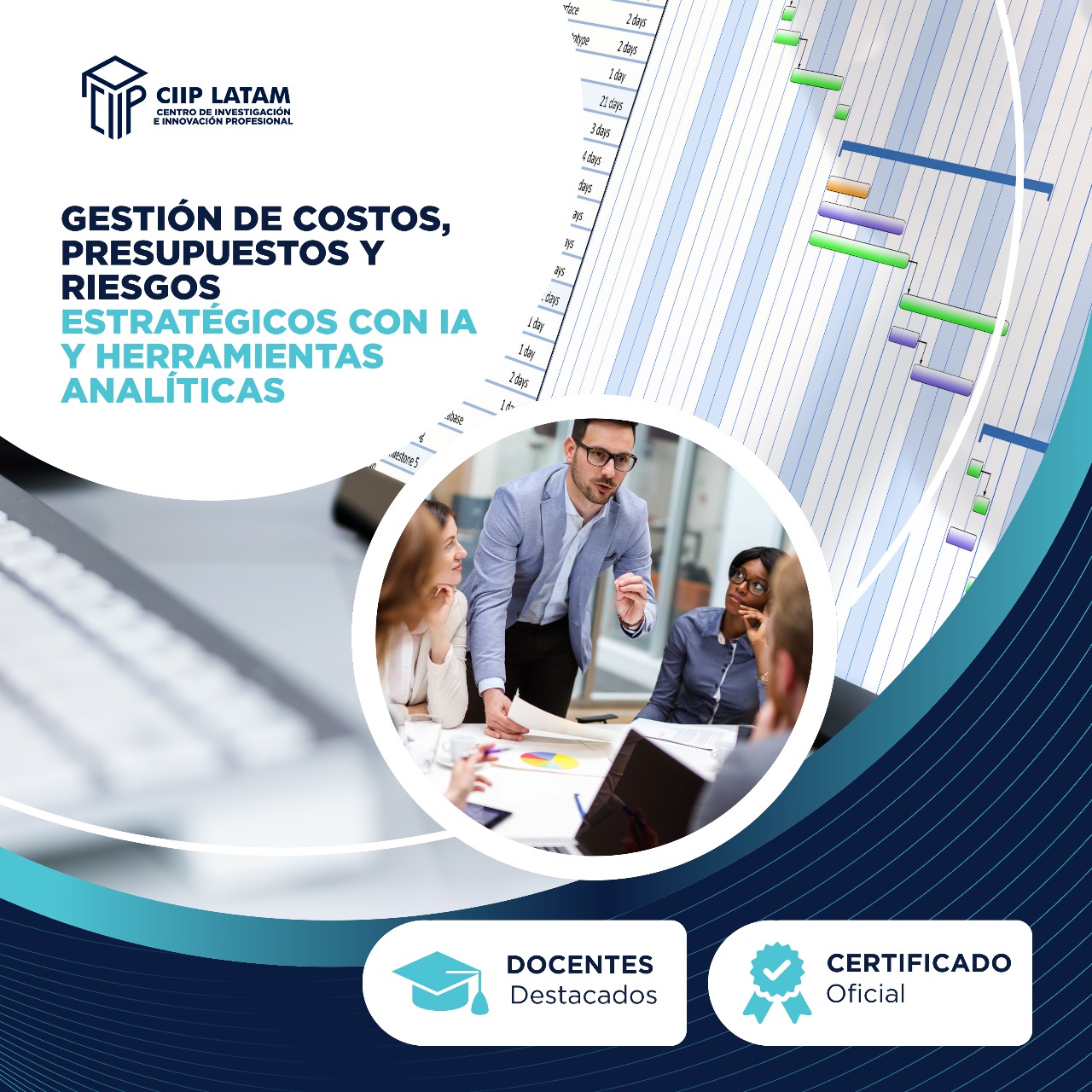 GESTIÓN DE COSTOS, PRESUPUESTOS Y RIESGOS ESTRATÉGICOS CON IA Y HERRAMIENTAS ANALÍTICAS (Excel, Power BI, Power Query, Power Pivot, Crystal Ball)