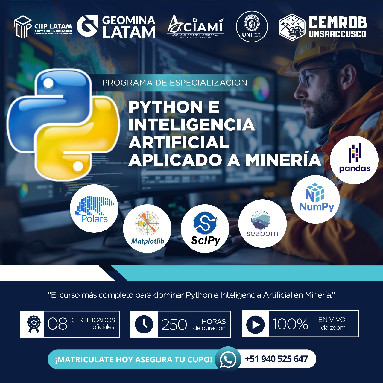 061225 PAEPIAAM PYTHON E INTELIGENCIA ARTIFICIAL APLICADO A MINERÍA