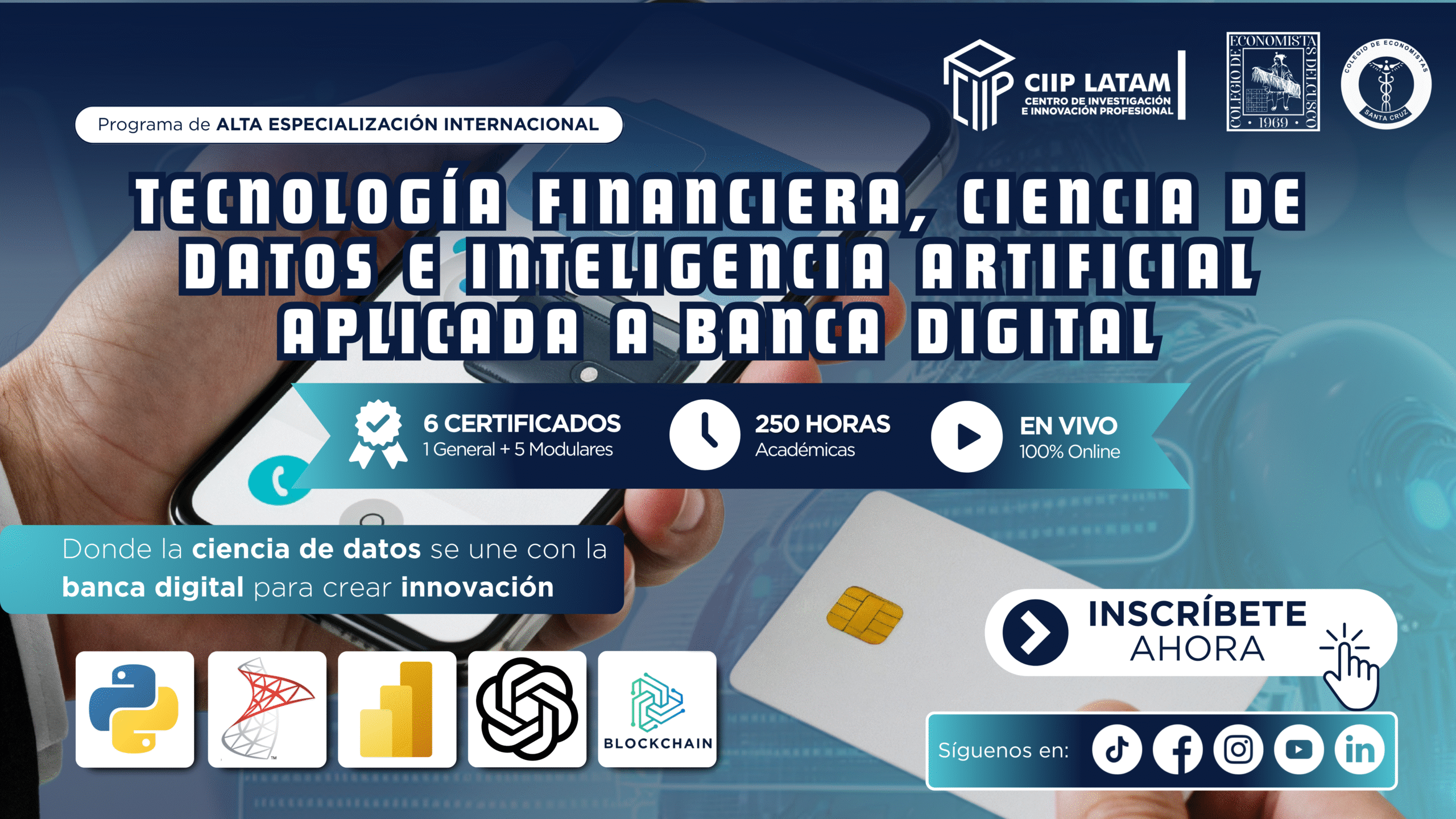 221125PAEFBCDIA – PROGRAMA DE ALTA ESPECIALIZACIÓN EN TECNOLOGÍA FINANCIERA, CIENCIA DE DATOS E IA APLICADA A BANCA DIGITAL
