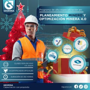 18062025PMYOM PLANEAMIENTO MINERO Y OPTIMIZACIÓN MINERA 4.0