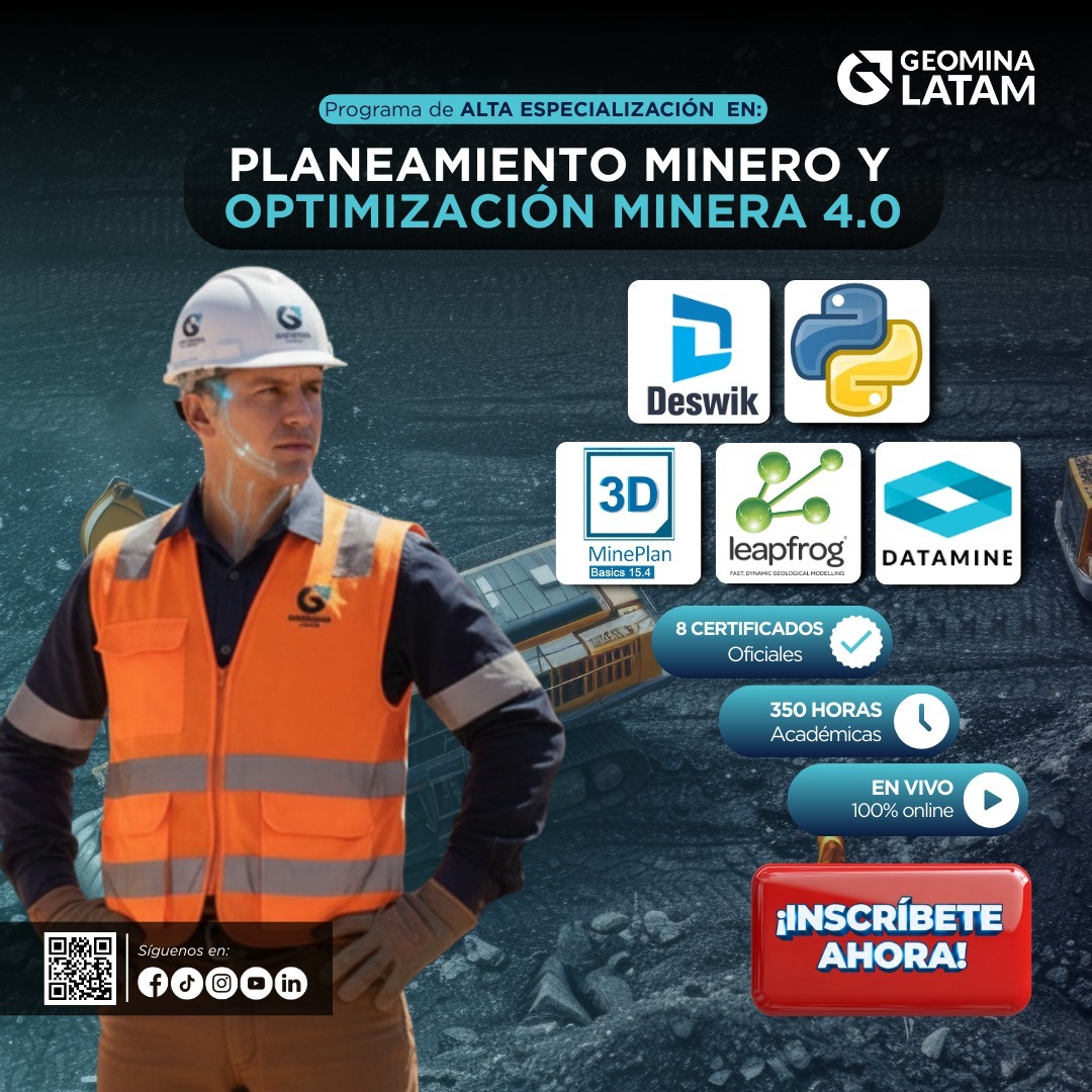 31012026PMYOM PLANEAMIENTO MINERO Y OPTIMIZACIÓN MINERA 4.0