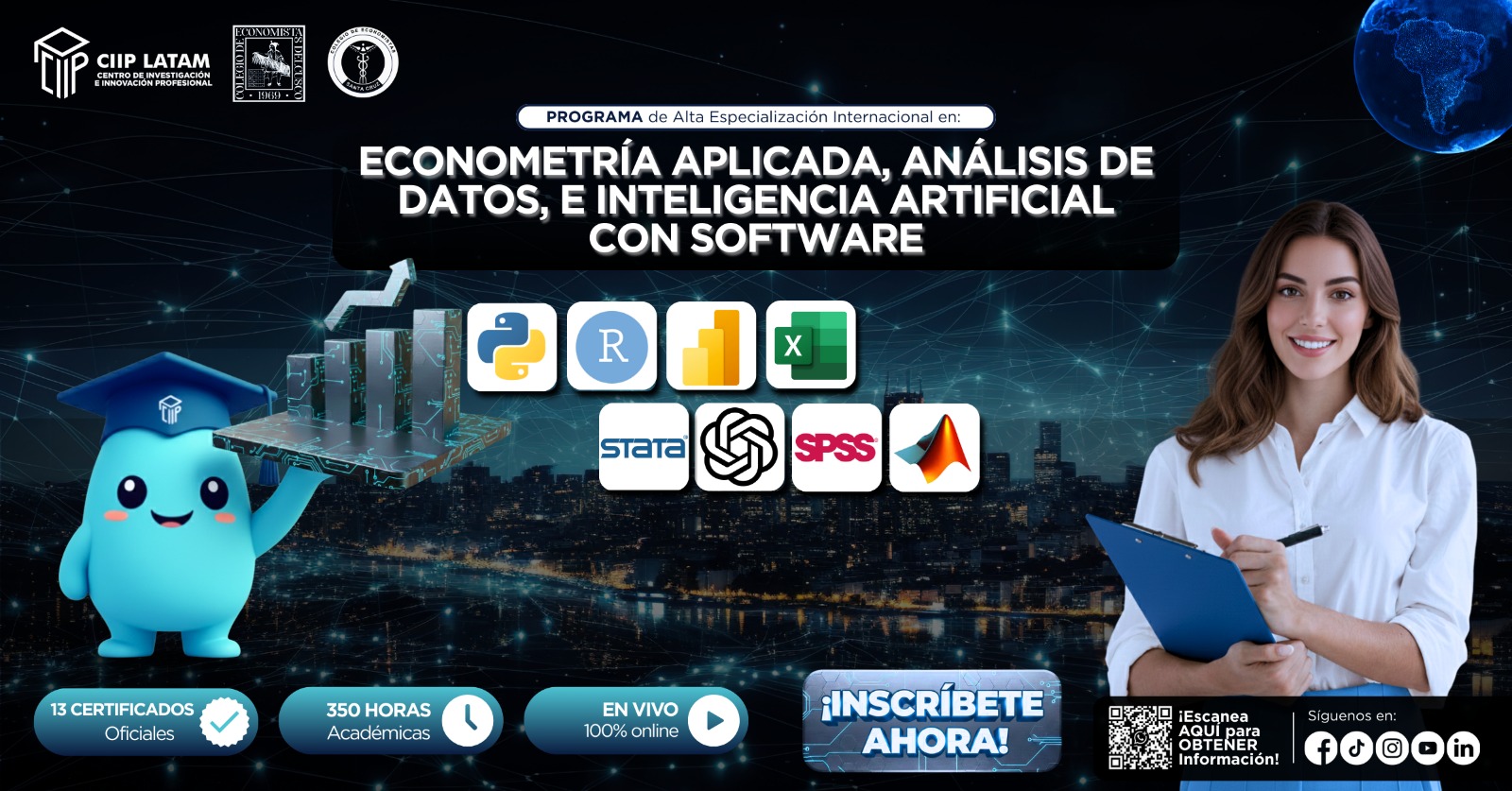250126PAEIEAADIAS PROGRAMA DE ALTA ESPECIALIZACIÓN INTERNACIONAL EN ECONOMETRIA APLICADA, ANALISIS DE DATOS, E INTELIGENCIA ARTIFICIAL CON SOFTWARE