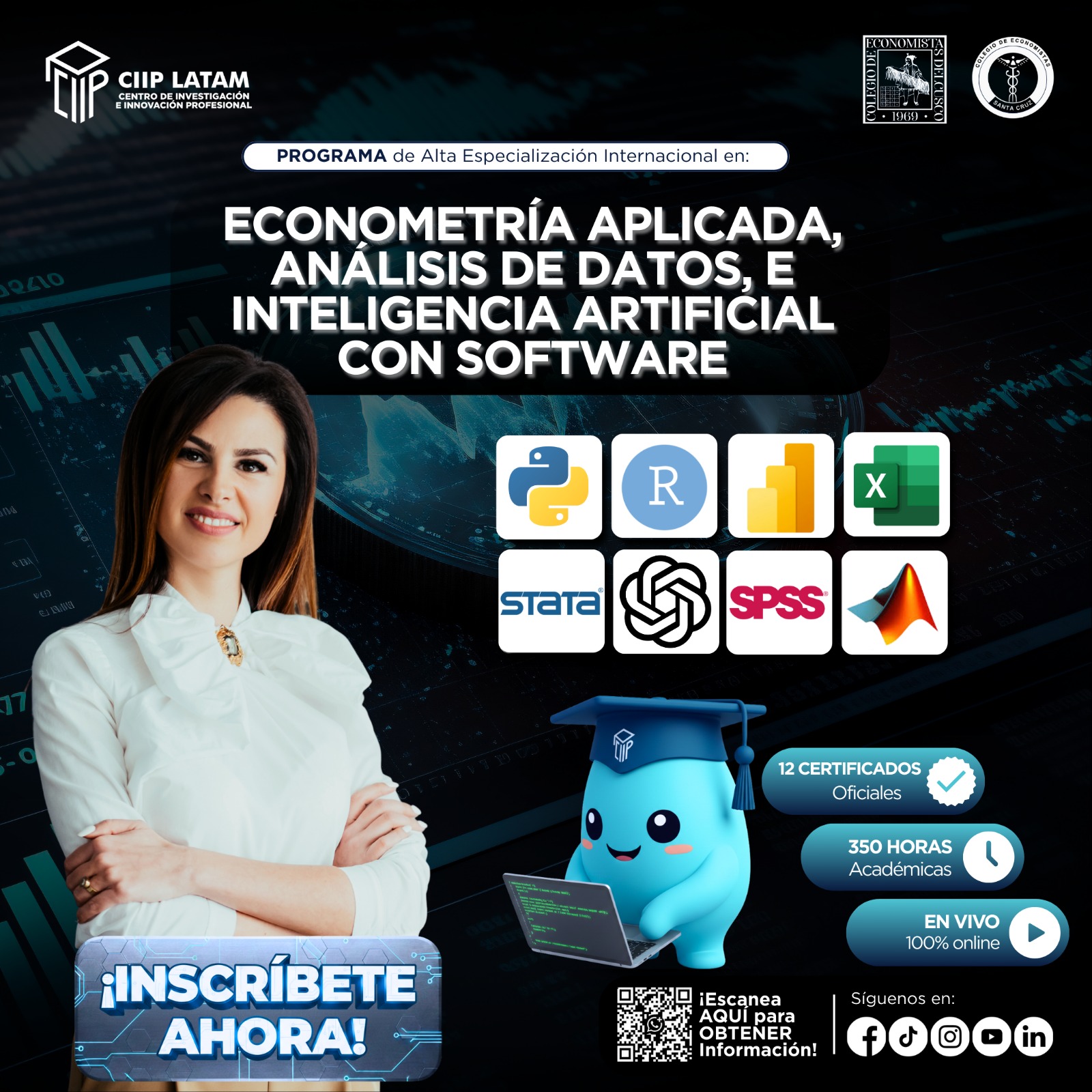 080226PAEIEAADIAS PROGRAMA DE ALTA ESPECIALIZACIÓN INTERNACIONAL EN ECONOMETRIA APLICADA, ANALISIS DE DATOS, E INTELIGENCIA ARTIFICIAL CON SOFTWARE