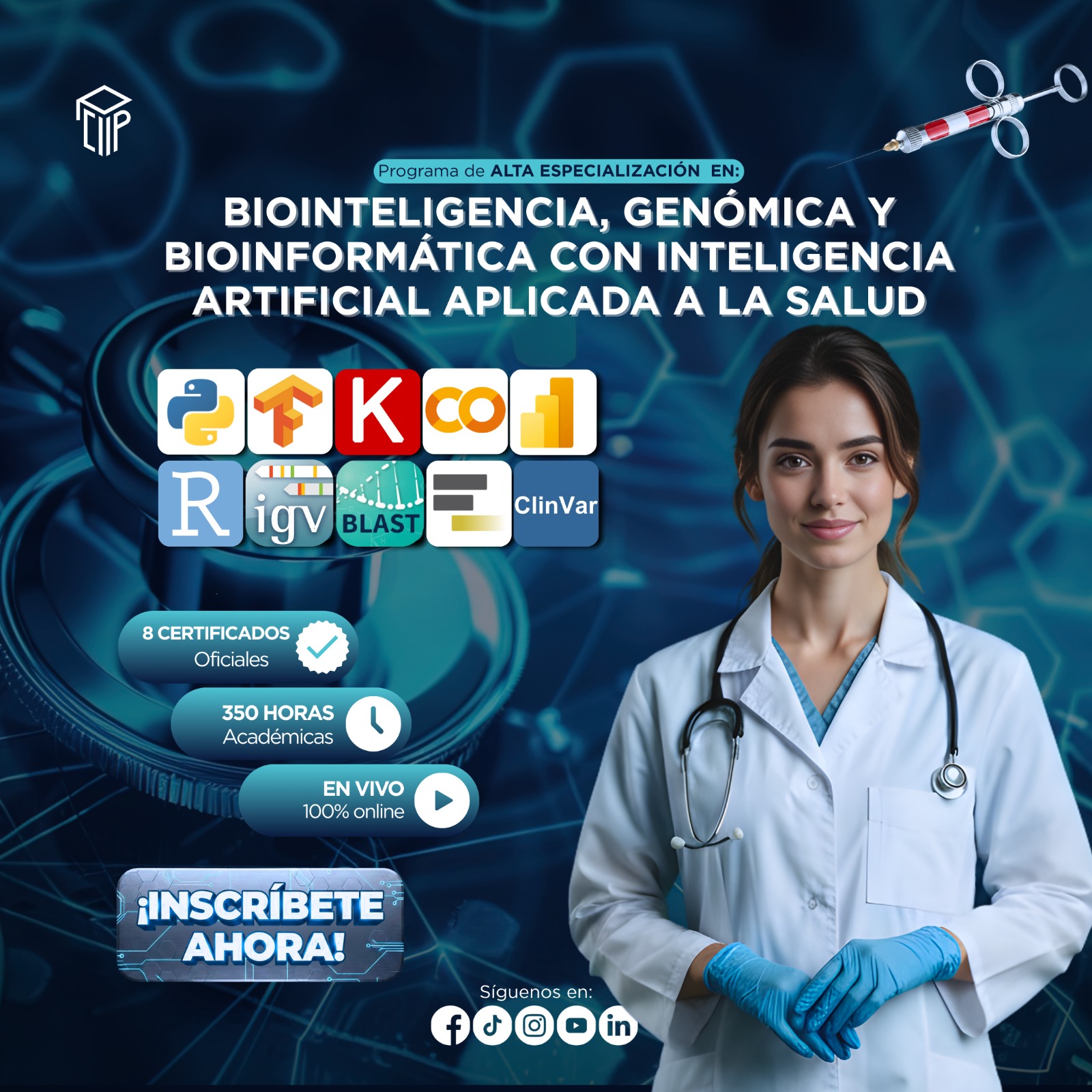 150226PAEBGBIAS PROGRAMA DE ALTA ESPECIALIZACIÓN EN BIOINTELIGENCIA, GENÓMICA Y BIOINFORMÁTICA CON IA