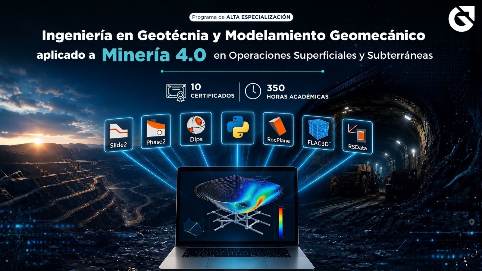 280626 PAEIGMGMOSS PAE EN INGENIERÍA GEOTÉCNICA Y MODELAMIENTO GEOMECÁNICO APLICADO A MINERÍA 4.0 EN OPERACIONES SUPERFICIALES Y SUBTERRANEAS