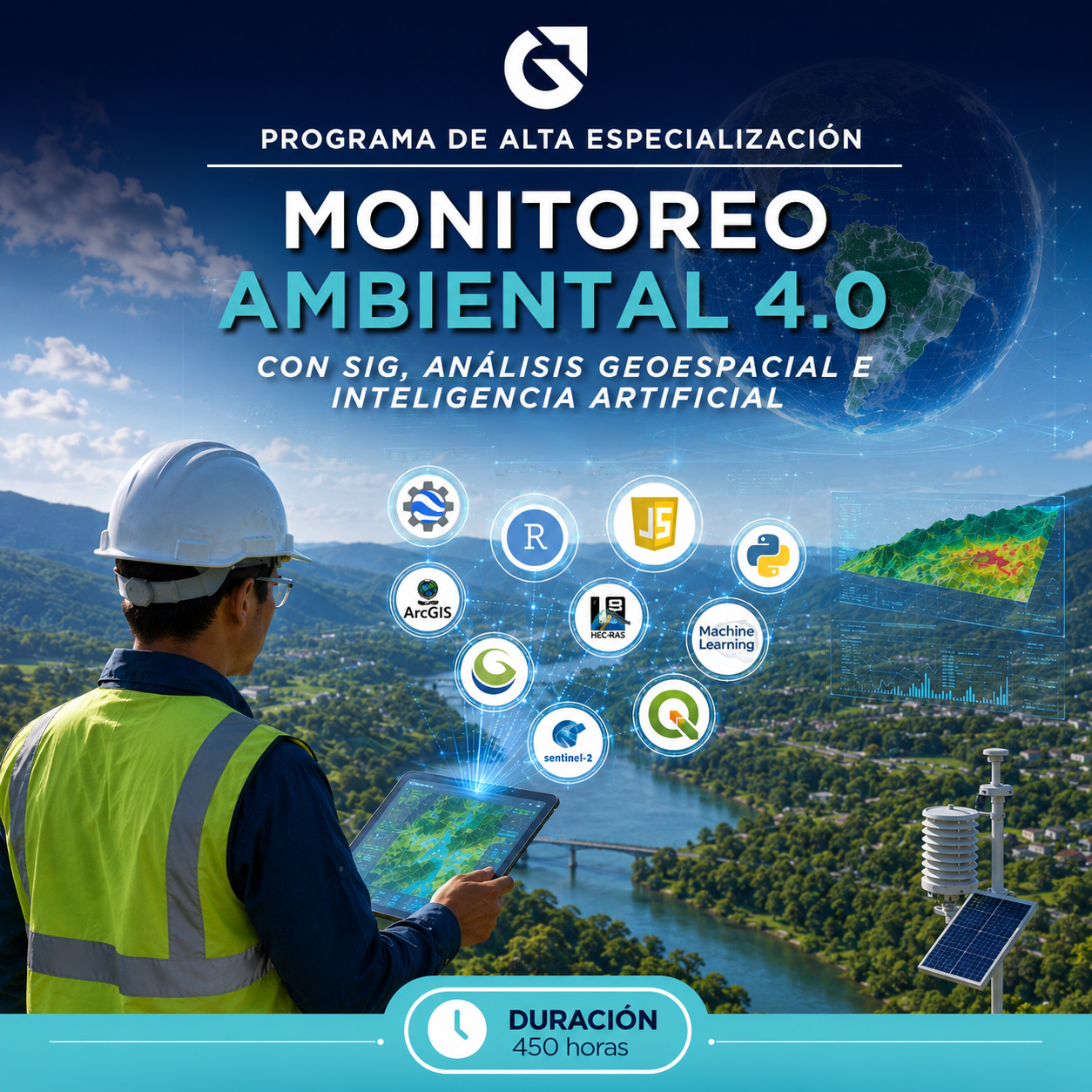 Diplomado: Monitoreo de Recursos con SIG e IA Generativa