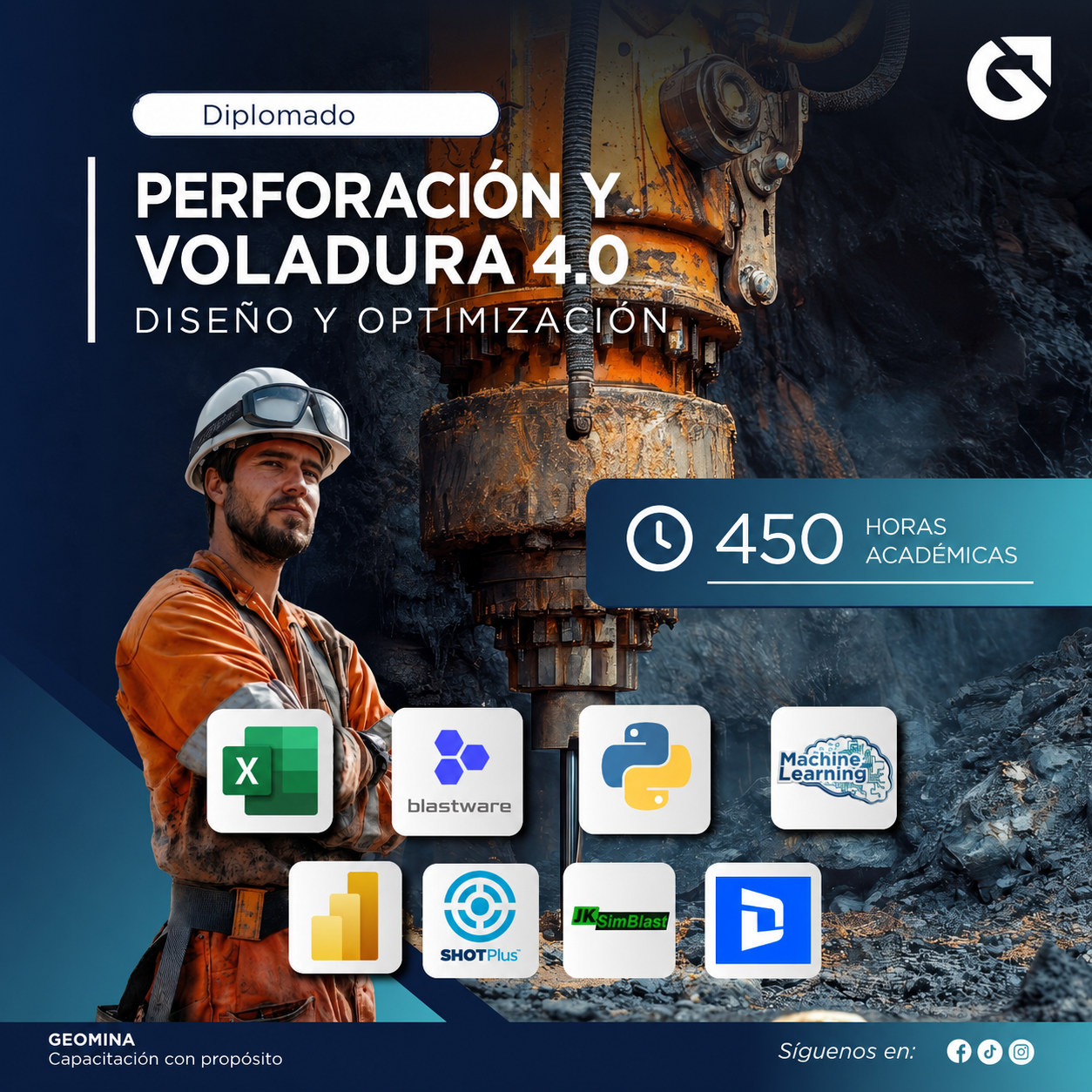 Diplomado: Perforación y Voladura 4.0: Optimización y Diseño