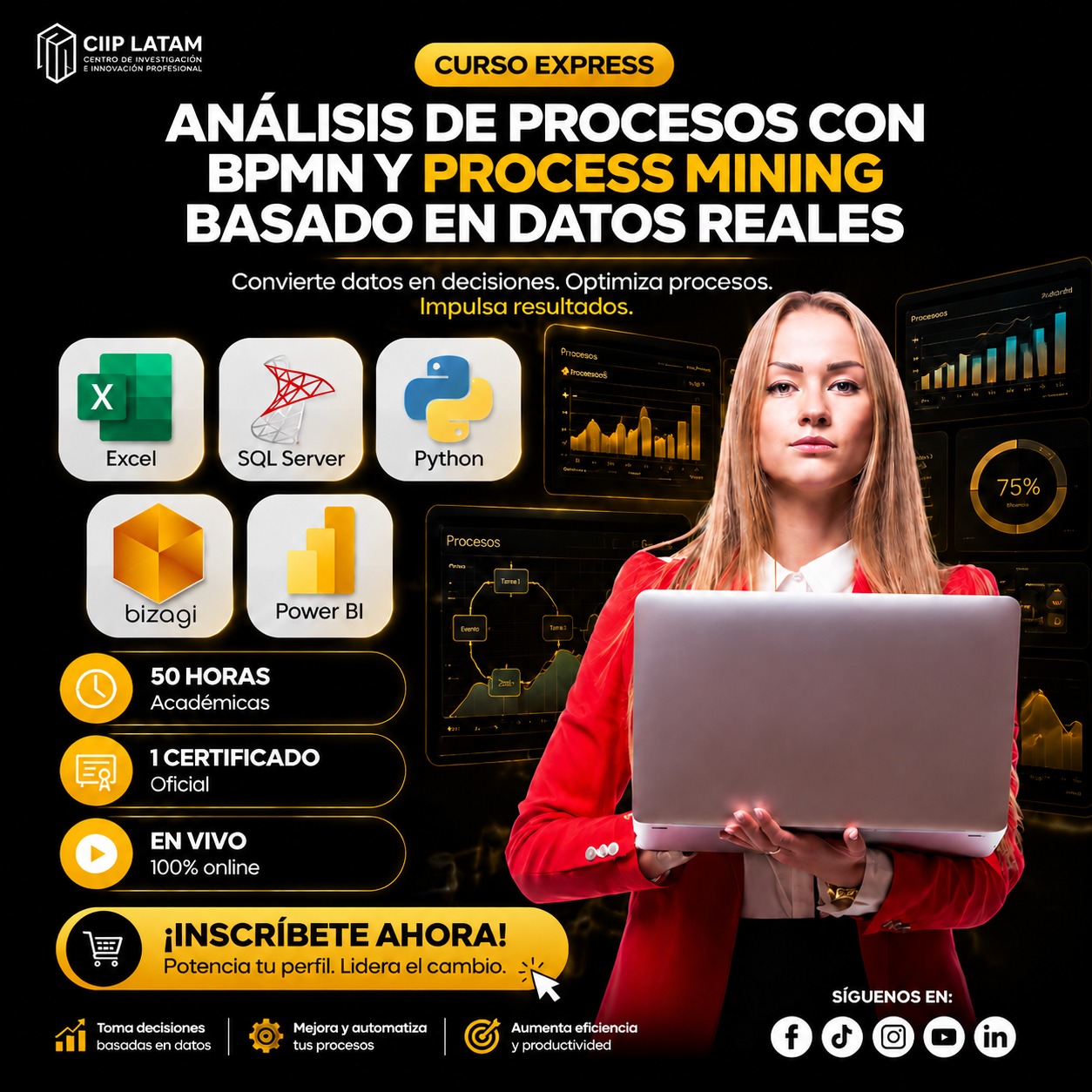 CE-020 ANALISIS DE PROCESOS CON BPMN Y PROCESS MINIG BASADO EN DATOS REALES
