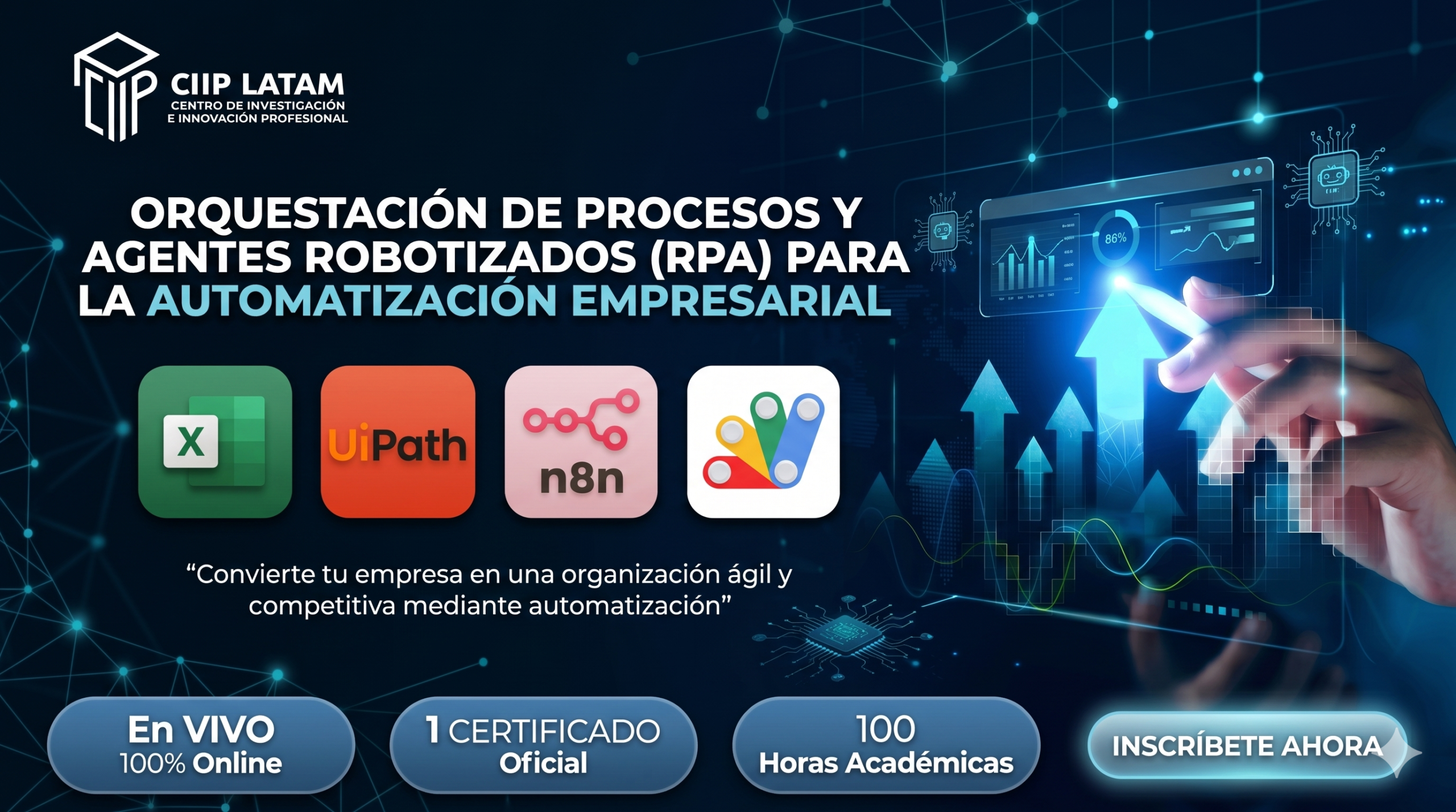 CE-001 Orquestación de Procesos y Agentes Robotizados (RPA) para la Automatización Empresarial