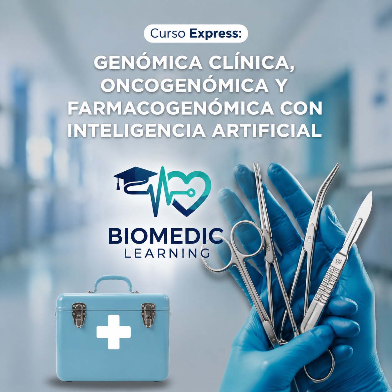 Genómica Clínica, Oncogenómica y Farmacogenómica con Inteligencia Artificial
