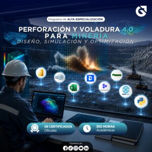130626PYVPMDSYO PERFORACIÓN Y VOLADURA 4.0 PARA MINERÍA: DISEÑO, SIMULACIÓN Y OPTIMIZACIÓN