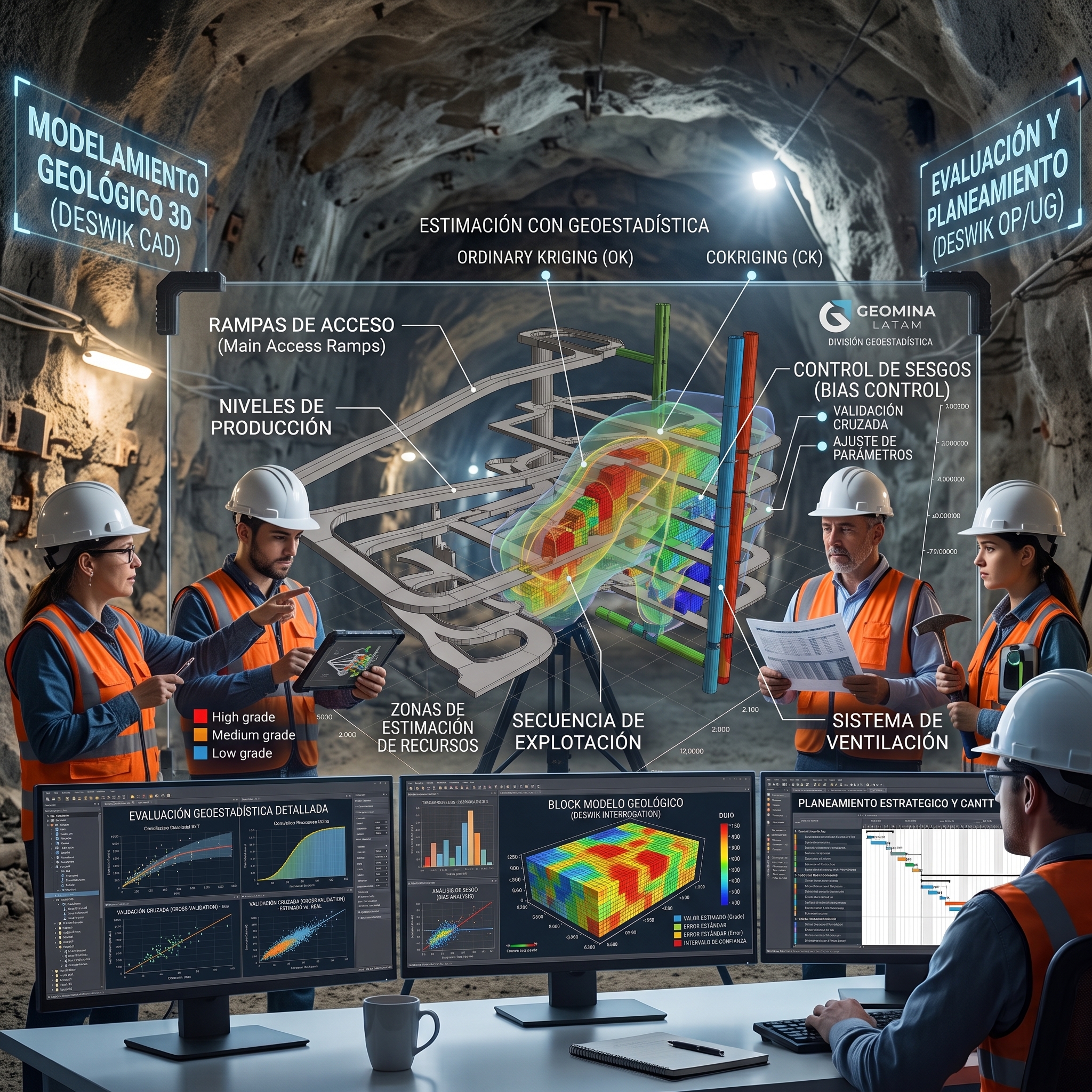 GE-007 ESTIMACIÓN DE RECURSOS MINERALES CON GEOESTADÍSTICA Y CONTROL DE SESGOS