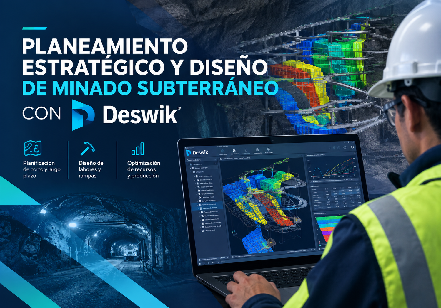 PLANEAMIENTO ESTRATEGICO Y DISEÑO DE MINADO SUBTERRANEO CON DESWIK