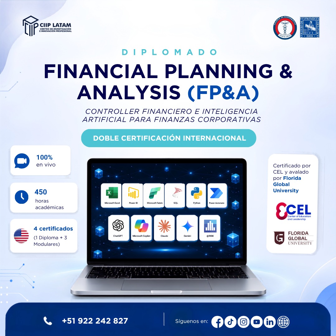 200926 FPACFIA DIPLOMADO INTERNACIONAL FINANCIAL PLANNING & ANALYSIS (FP&A), CONTROLLER FINANCIERO E INTELIGENCIA ARTIFICIAL PARA FINANZAS CORPORATIVAS