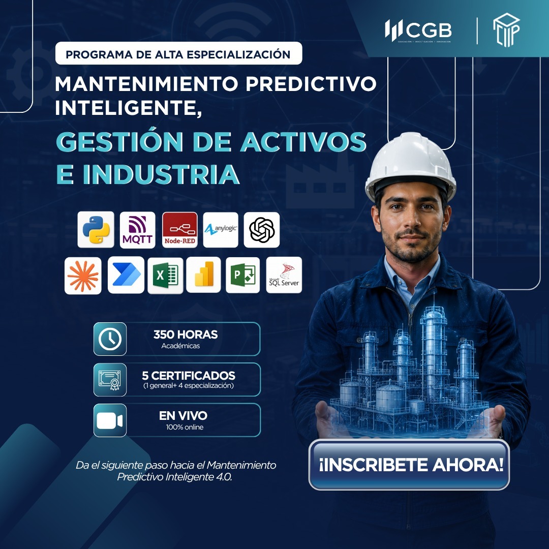 041026 MPIGAE PAE EN MANTENIMIENTO PREDICTIVO INTELIGENTE, GESTIÓN DE ACTIVOS E INDUSTRIA 4.0