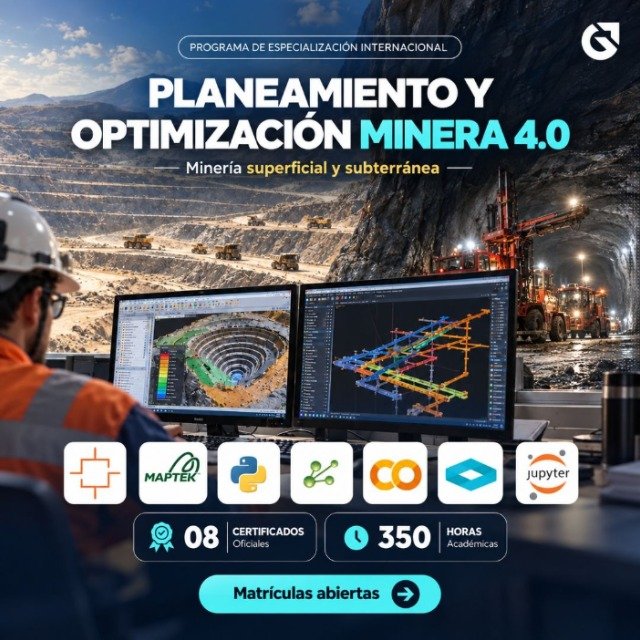 251026 PAEPEOMSS Pae en Planeamiento y Optimización Minera 4.0 para Minería Superficial y Subterránea